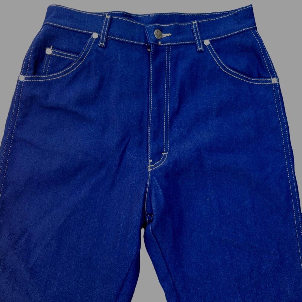 Vintage Lee Womens Jeans Size 16 Medium Dark Blue 70s Mom Jeans USA 305 1746